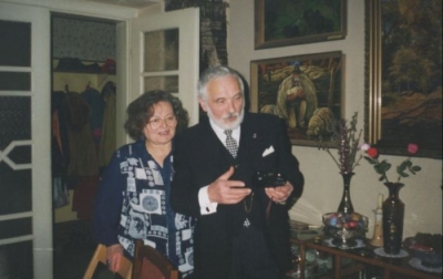  1999 р. В. Микита з дружиною Наталією.