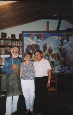  2005 р. Із Михайлом і Анною Копельманами.